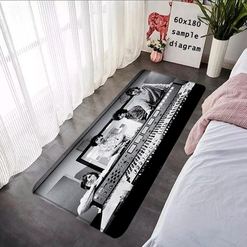 Non-Slip Absorbent Floor Mat – Soft Fluffy Rug for Entryway, Kitchen & Bedside