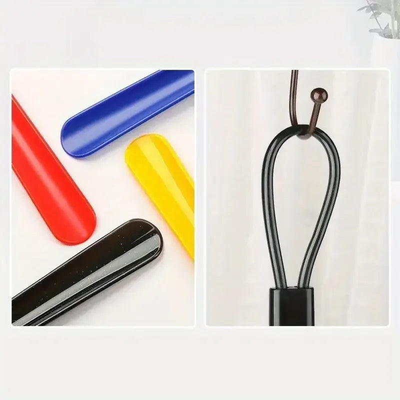 Extra-Long Flexible Shoe Horn – No-Bend Plastic Shoe Aid