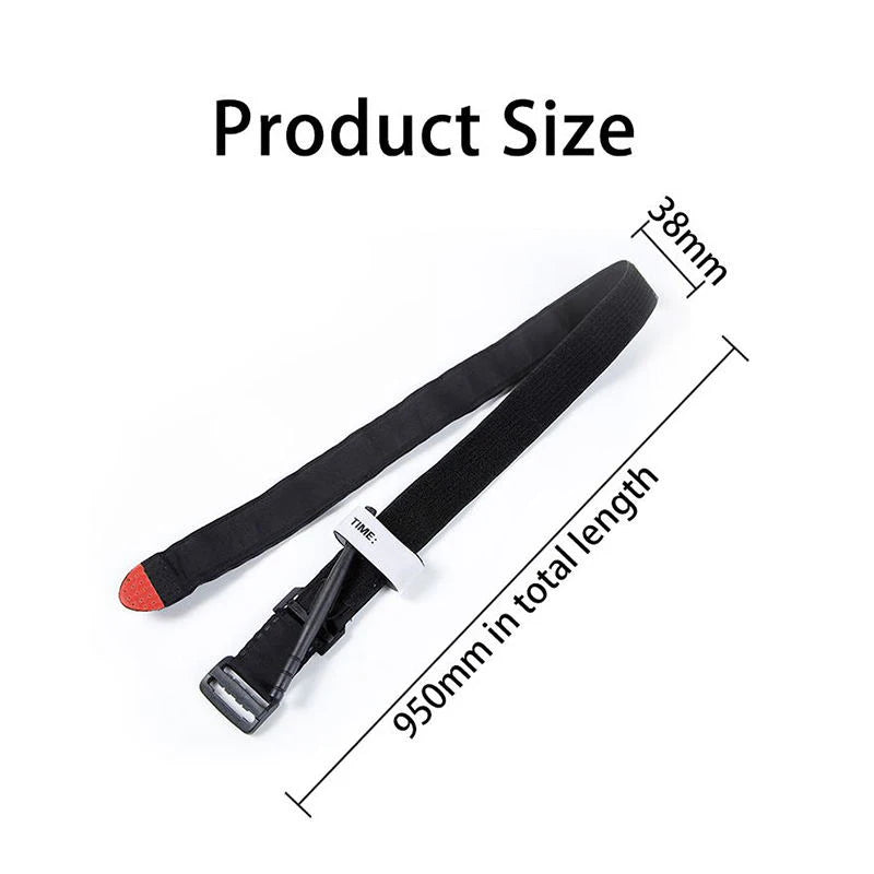 First Aid MOLLE Pouch Kit with Tourniquet Holder & Trauma Scissors