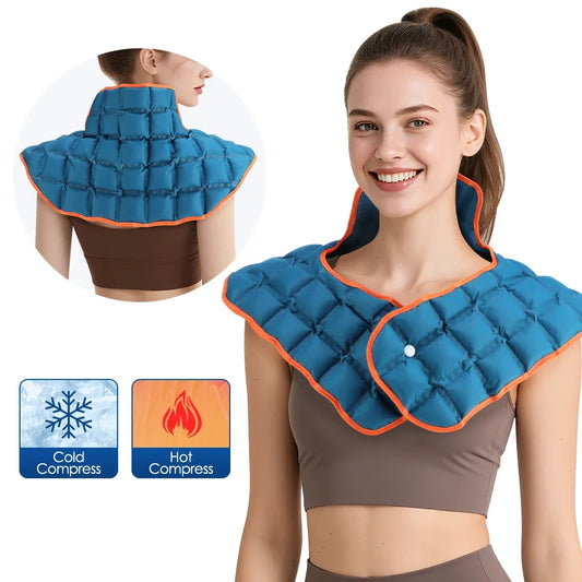 Reusable Gel Ice Pack Wrap – Hot & Cold Compress for Neck, Shoulder & Joints