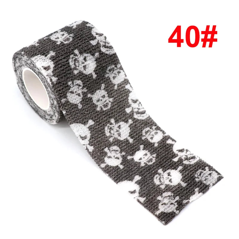 Animal Print Self-Adhesive Elastic Bandage Wrap for Sports and First Aid