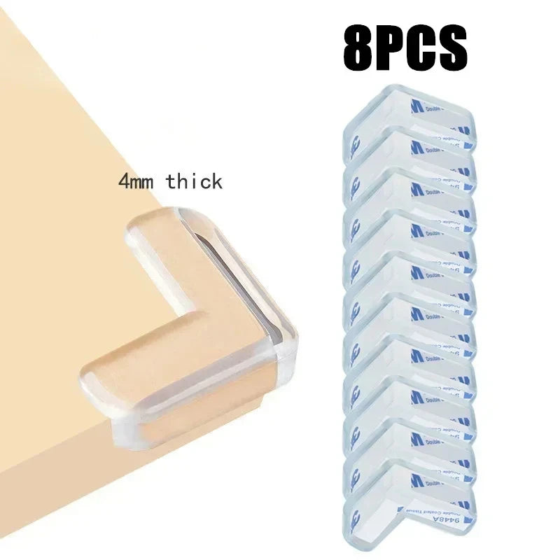 Transparent PVC Baby Safety Table Edge Guard Strip – Anti-Bump Furniture Protector