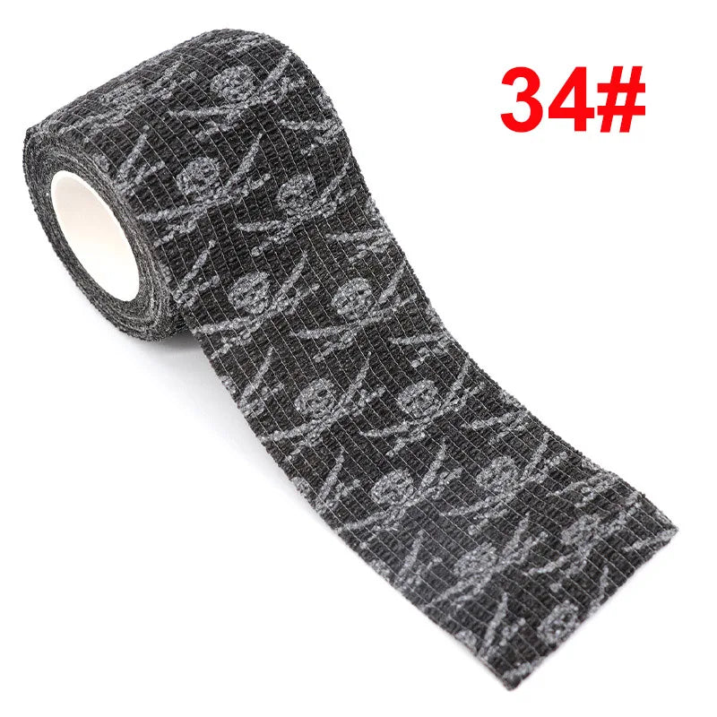 Animal Print Self-Adhesive Elastic Bandage Wrap for Sports and First Aid